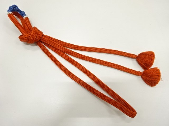 JAPANESE KIMONO / HAND-TIED OBIJIME